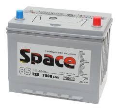 Lead battery for starting piston engines 6ST-85VLA Asia 110D26 "Space"