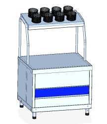 Counter for cutlery and trays PSP-70KM-V