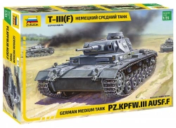 Assembled model "German tank T-III (F)"