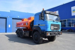 Oilfield tank truck (ATCN), UZST brand, type UZST02, modification 6619H-17 on chassis Ural 5557-80, 5557-82