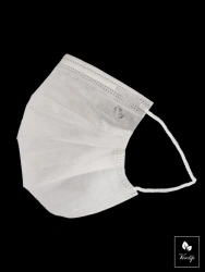 Medical masks, disposable, three-layer masks made of nonwoven material according to TU 32.50.50-003-06874160-2020 type 1, Mask "