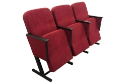 Armchair for auditoriums on a metal frame of series Leader, Status, Status M2