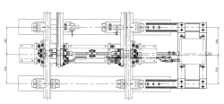 ELECTRIC ACTUATOR HEADSET VP-220N FOR P65 MARK 1/22 WITH LOCKING DEVICE VZ-7 ON REINFORCED CONCRETE BASE WITH HOLLOW M