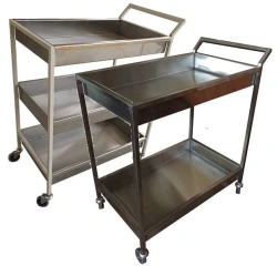 Trolley for collecting dishes