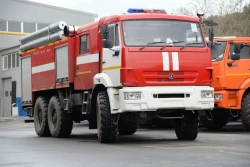 Foam extinguishing vehicle APT (5,0-7,5)-50, type 58815K43118, modification APT (5,0-7,5)-50 (43118), on chassis KAMAZ-43118-50.