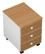 "PROFIQUADRO" Three-drawer trolley with central lock article KV 219