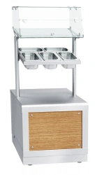 Counter for cutlery and trays with bread rack PSPX-70X (Kashir)