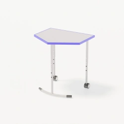 Single-seat pentagonal desk, POP