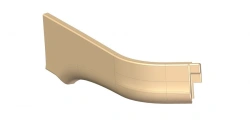 Front partition inner upper panel