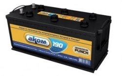 Battery accumulator 6ST-190L AKOM UralAZ