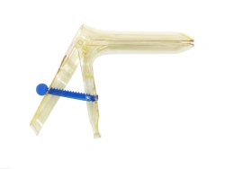 Gynaecological polymer sterile Cusco type D mirror, size M, anti-reflective.