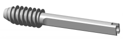 Femoral screw (diameter 12.6 mm. length 45-120 mm, groove 6-7 mm)