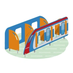 Play equipment - locomotive maze Romana 206.09.00