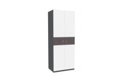 Sonata LD 628.030.000 double-leaf wardrobe (Grey/Chocolate/Wenge Tsavo)