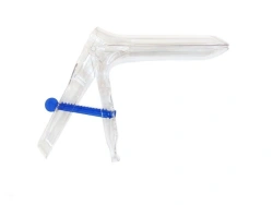 Gynaecological mirror polymer sterile gynaecological mirror according to Cusco type D, size M, transparent