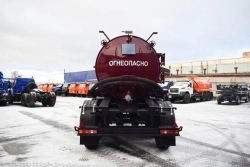 Semi-trailer-tanker, UZST brand, type 9176, modifications: 9176-0000071 (frame, with lifting axle, with ABS, with EBS, trailer a