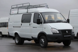 Type 2250 petrol engine trucks of modifications: 2250E2, 2250E8, 2250EW are made on the basis of transport vehicles.