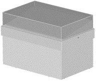 Horizontal display cabinet type BO