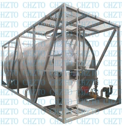 Container filling station "Tanker" with non-operator fuel supply 20m3 for petrol