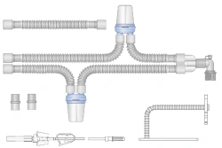 Respiratory devices for joint use with anaesthetic and resuscitation equipment, version: p