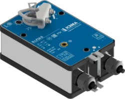 Electric actuator KEMA R-LF24-S2 with 24V return spring with 5Nm torque, for ventilation air dampers.
