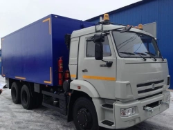 Special van on chassis KAMAZ KAMAZ 018/2011/TRCU-3axle-102 (chassis 65115 (-A5, -50)) Type 47611-06