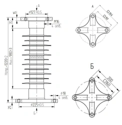 Insulator OSC 10-110-G09-3 UHL1