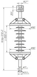 Insulator LK 70/110-4GP