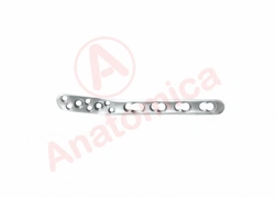 Distal lateral plate for fibula with angular stability