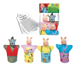 Puppet theatre "The Three Little Pigs" (4 characters), (polyethylene package)