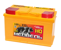 Lead battery for starting piston engines 6ST-100VLA "Bear"