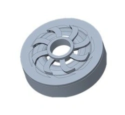 Lower guide apparatus, D1150N, 0.68" shaft, Niresist / DIFFUSER: LWR, D1150N, .68, NI-RST part number 100709606.