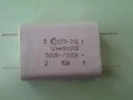 Capacitors polyethylene terephthalate metallised K73-21b