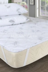 Bedding for adults with a top made of cotton, mixed synthetic fabric, "Milanika": mattress covers with n