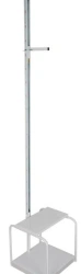 Metal Rostrometer with movable spring-loaded clamp ?? 2 - "Diakoms" - with two measuring rulers and folding seat by