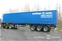 Semi-trailer SP-361PR three-axle tilt box trailer