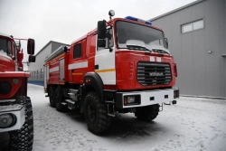 Fire rescue vehicle APS 6,0-130-2,5, type 58810, modification 58810N (mod.6), on chassis Ural-63701-1951