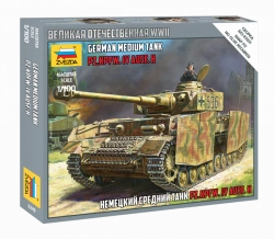 Assembled model German medium tank T-4H