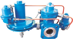 Combined gas pressure regulator RDSK