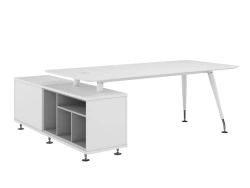 Executive desk with support cabinet right, item EMP105DX