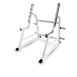 Squat rack with stops