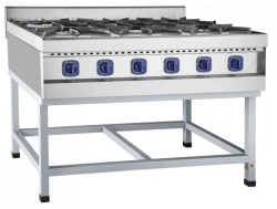 Six-burner gas cooker PGK-69P-II-A