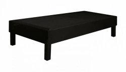 Bed base with removable 3D mesh cover