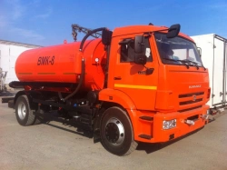 Slurry truck VMK-43255-E5 on the basis of chassis KAMAZ-43255-G5