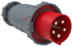 PSN02-125-5 Portable plug SSI-045 125A-6h/200/346-240/415V 3P+RE+N IP67 MAGNUM IEK