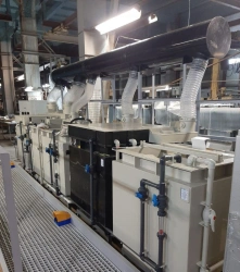 Line for electroplating, chemical and anodising coatings of LGR model