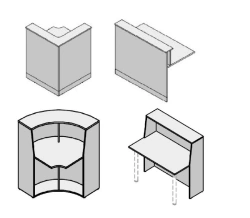 Administrator's desk module