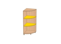 Children's corner cupboard 400*400*919 mm DSHU-2