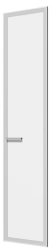 MAGNA Sliding door to narrow shelving unit / glass, Art. MDU 05