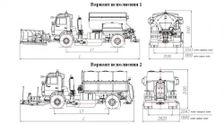 Universal road maintenance machine model MK-4533-02